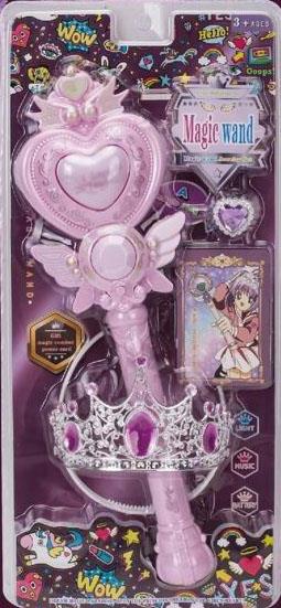 Heart shaped magic wand accessory set   ITEM NO.： W017385