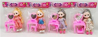 6-inch empty girl with dressing table   ITEM NO.： W011029