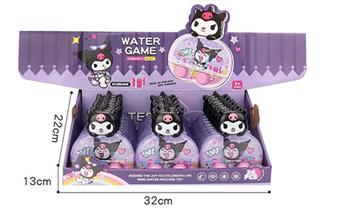 Sanrio Kuromi Water Machine (24PCS single price) decompression set, circular water machine, game console   ITEM NO.： W017084
