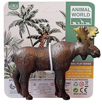 Soft rubber glue animal moose   ITEM NO.： W006704