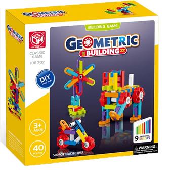 H-shaped building blocks 40PCS   ITEM NO.： W005950