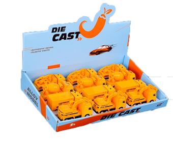 4 types of alloy regenerative engineering vehicles (12 pieces/box)   ITEM NO.： W012112