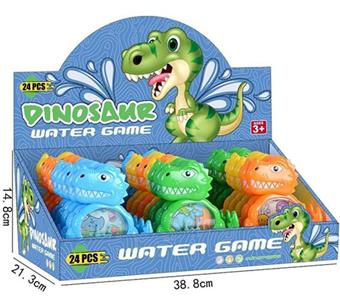 Cartoon dinosaur game water dispenser (24PCS whole box price)   ITEM NO.： W012605