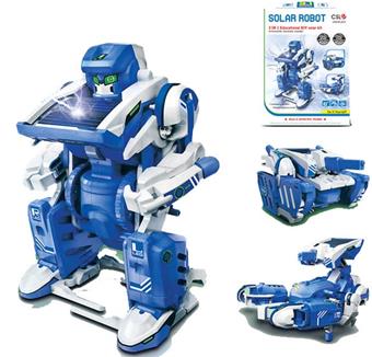 3-in-1 solar robot (self assembling toy)   ITEM NO.： W006795