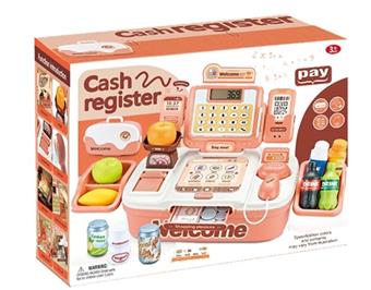 Toy cash register in red   ITEM NO.： W018141