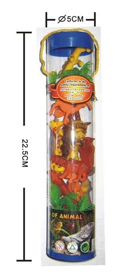 Environmentally friendly soft rubber animal   ITEM NO.： W006412