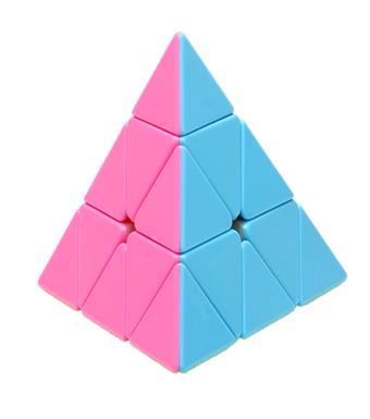 Candy colored Pyramid Cube GCC   ITEM NO.： W015602