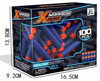 Suction cup bullets (100pcs/box) (CPC)   ITEM NO.： W016735