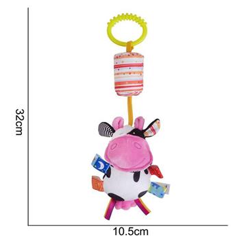 Plush toy wind chime cow model   ITEM NO.： W011703
