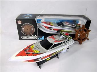 Four way remote control boat with power supply   ITEM NO.： W014956
