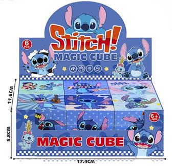 5.7CM Third Order Rubik's Cube (Stitch)   ITEM NO.： W013665