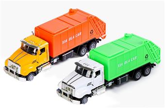 Sliding alloy sanitation vehicle (2 colors)   ITEM NO.： W011998