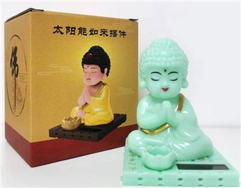 Shaking Head Tathagata (Square Bottom Small) Night Light   ITEM NO.： W017689