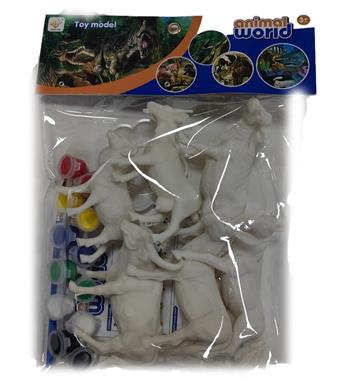 DIY Painting of 6 6-inch Farm Animals   ITEM NO.： W005599