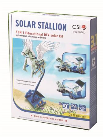 3-in-1 solar powered Pegasus tank (self assembling toy)   ITEM NO.： W006794