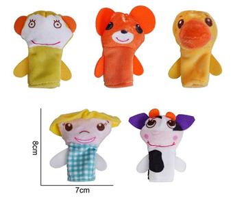 Plush Toy Finger Doll [No Card] Aries Yellow Duck Series   ITEM NO.： W011715