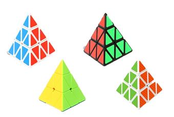 Triangle white background PE Rubik's Cube   ITEM NO.： W015614