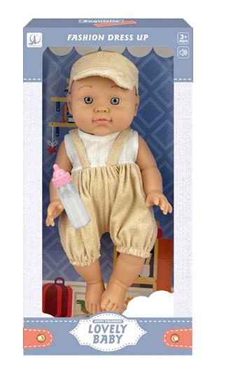 12 inch Mengsi Ni doll boy+bottle 2   ITEM NO.： W005182