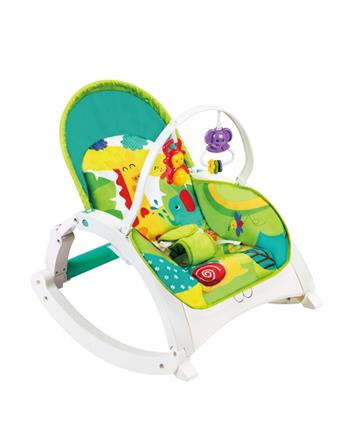 Baby Electric Vibration Music Rocking Chair, Weight Capacity 40lbs/18kg Age Label 0+with Natural Sound/Foldable   ITEM NO.： W016887