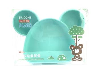 Forest Bear Plate Material: SILICONE   ITEM NO.： W007501