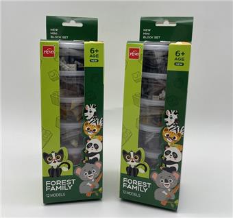 12 new small animal micro particle building blocks   ITEM NO.： W005045