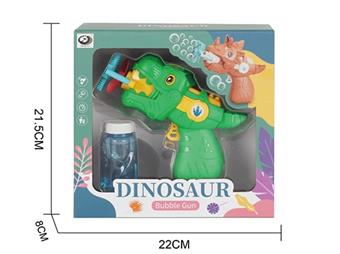 Cross border dinosaur bubble gun   ITEM NO.： W013849