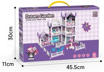 DIY Playhouse Villa Kulomi Theme 6 Rooms   ITEM NO.： W017722