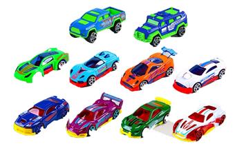 9-piece sliding alloy car set   ITEM NO.： W012177