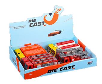 1: 50 Sliding Alloy Flat Head Trucks (4 models) (8 pieces/box)   ITEM NO.： W005293