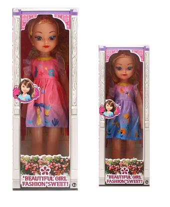 18 inch empty body, big eyed girl with music   ITEM NO.： W011103