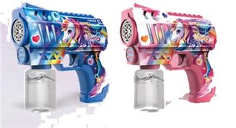 6-hole UV Pony Space Bubble Gun   ITEM NO.： W013827
