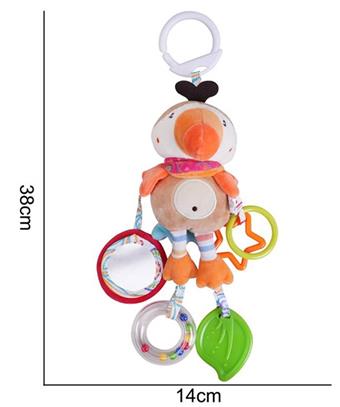 Plush toy bed hanging bird teething glue   ITEM NO.： W011661