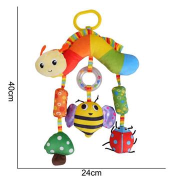 Plush toy horizontal bar bed hanging caterpillar   ITEM NO.： W011768