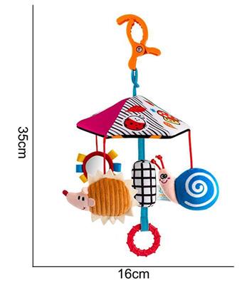 Plush Toy [Colorful Umbrella] Hedgehog   ITEM NO.： W011492