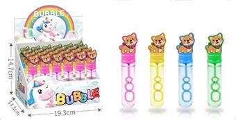 14CM Cartoon Puppy Bubble Stick (24PCS)   ITEM NO.： W014037