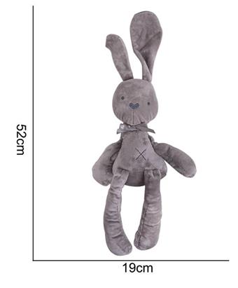Plush toy rabbit gray   ITEM NO.： W011548