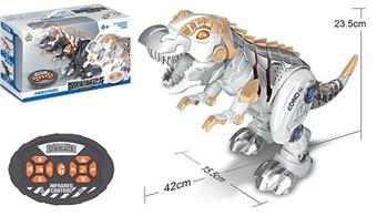 Remote Control Mechanical Tyrant Dinosaur (2-Color Hybrid) with Electric Package   ITEM NO.： W006775