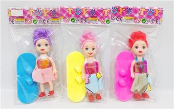 3.5-inch Barbie doll with scooter   ITEM NO.： W011088