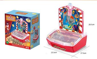 Circus Sound and Light Coin Pushing Machine (New)   ITEM NO.： W002679