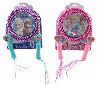 Princess with tassel skipping rope AB material sports outdoor   ITEM NO.： W008906