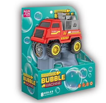 8-hole fire truck bubble gun with light   ITEM NO.： W013809