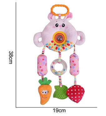 Plush toy rotating wave big wind chime rabbit   ITEM NO.： W011284