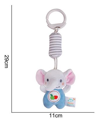 Plush toy small wind chime (light color) elephant   ITEM NO.： W011481