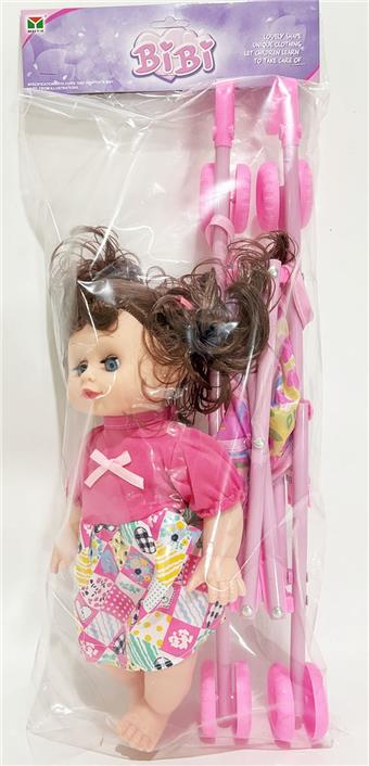 45cm stroller with doll   ITEM NO.： W011929