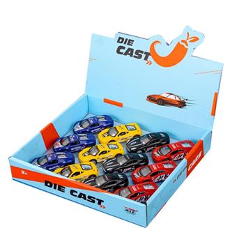4 alloy regenerative simulation racing cars (12 pieces/box)   ITEM NO.： W012107
