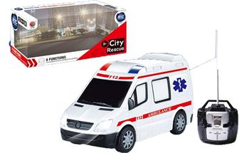 Four way remote control ambulance with 2 headlights   ITEM NO.： W004992