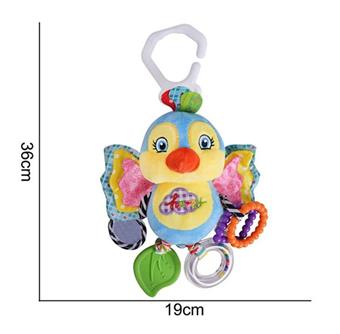 Plush toy lathe hanging Bluebird   ITEM NO.： W011242