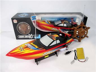 Four way remote control boat with power supply   ITEM NO.： W014966