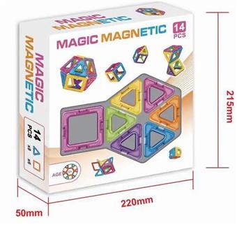 Versatile Magnetic Block Blocks (14pcs) GCC (GCC)   ITEM NO.： W016552