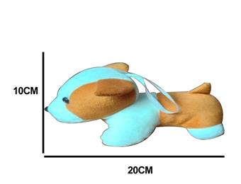 (Customizable) 20cm Simulation Dog Doll Plush Toy Grab Machine Doll Cute Yellow Dog   ITEM NO.： W011165
